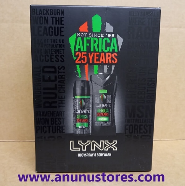 Lynx Africa Duo Gift Set - Body Spray & Body Wash